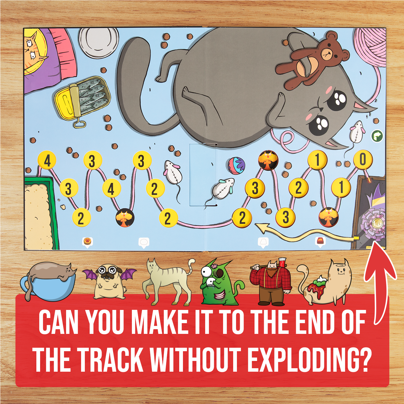 Exploding Kittens: The Board Game (Super Fan Edition)